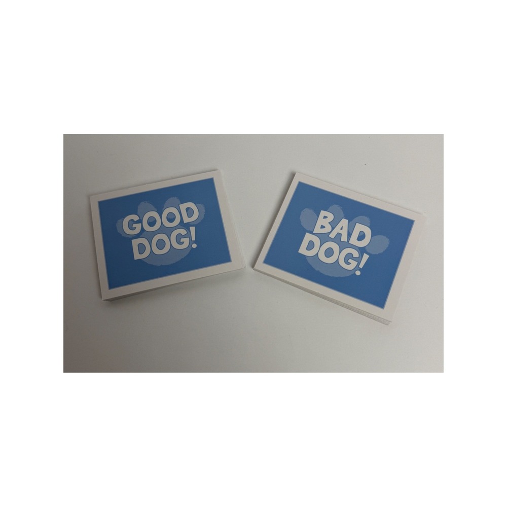 Pug-Opoly Board Game Replacement Good Dog Bad Dog Card Decks
